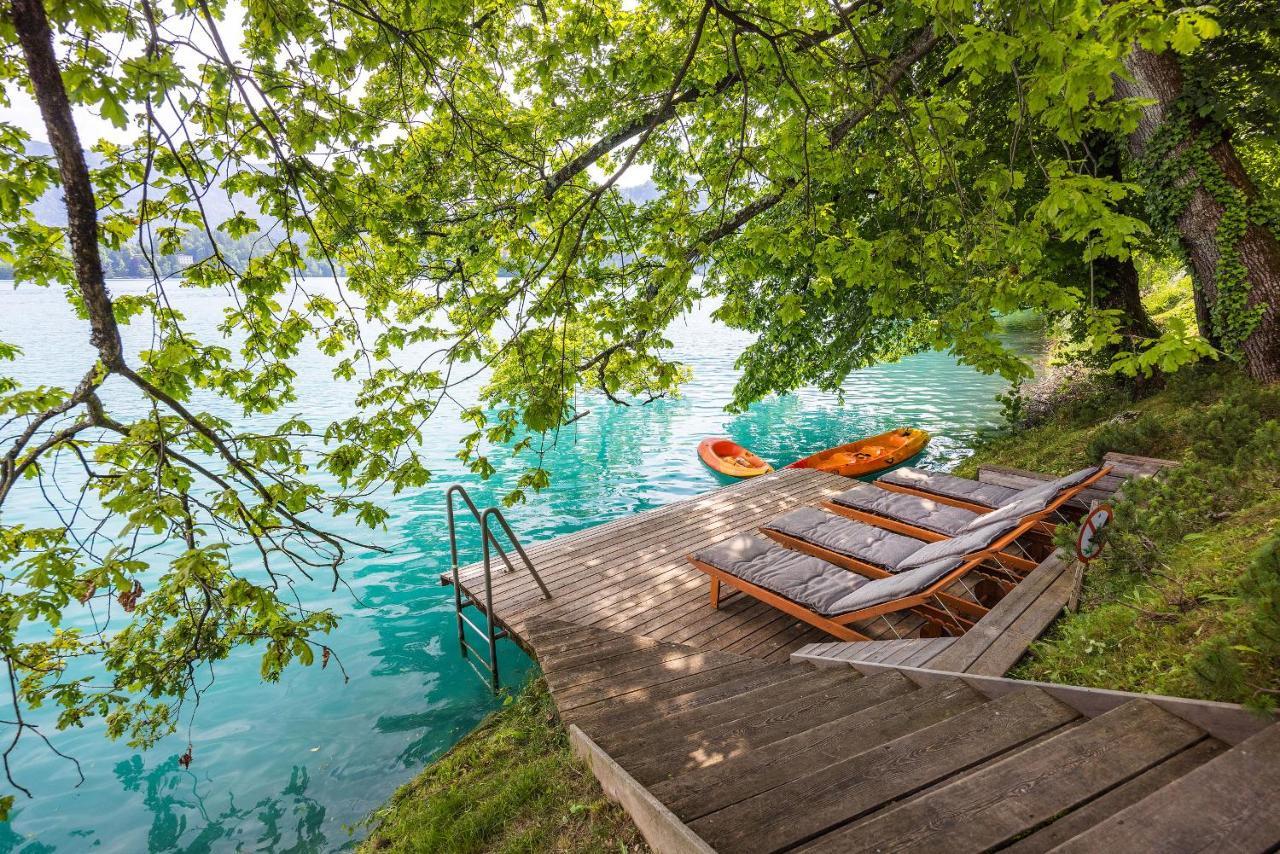 Private Beach House On Lake Bled Bagian luar foto
