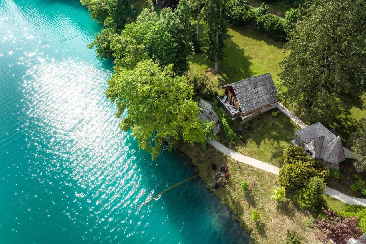 Private Beach House On Lake Bled Bagian luar foto