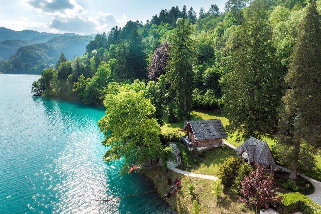 Private Beach House On Lake Bled Bagian luar foto